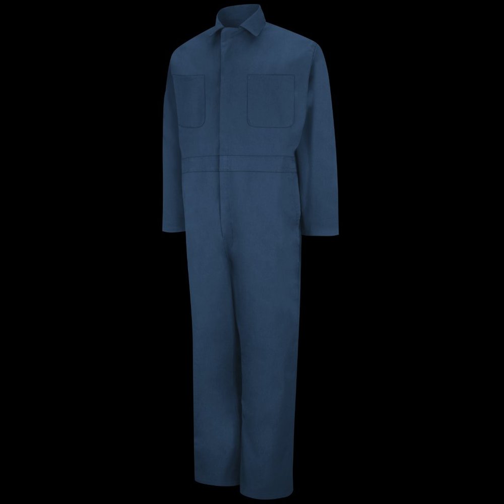 TWILL ACTION BACK COVERALL WITH CHEST POCKETS